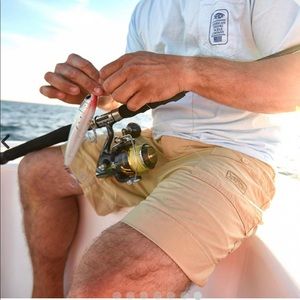 Aftco fishing shorts size 34–great used condition